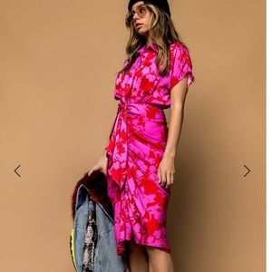 Semi wrap dress